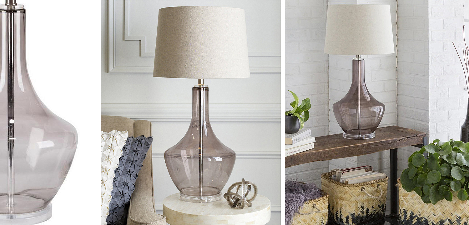 Настольная лампа Fantina Table lamp gray Настольная лампа Fantina Table lamp gray - Loft-Concept в Грозном