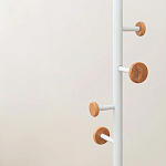 Напольная вешалка из древесины бука Unique Shaped Furniture Floor Hanger White варинант исполнения - 5 | Loft Concept в Грозном
