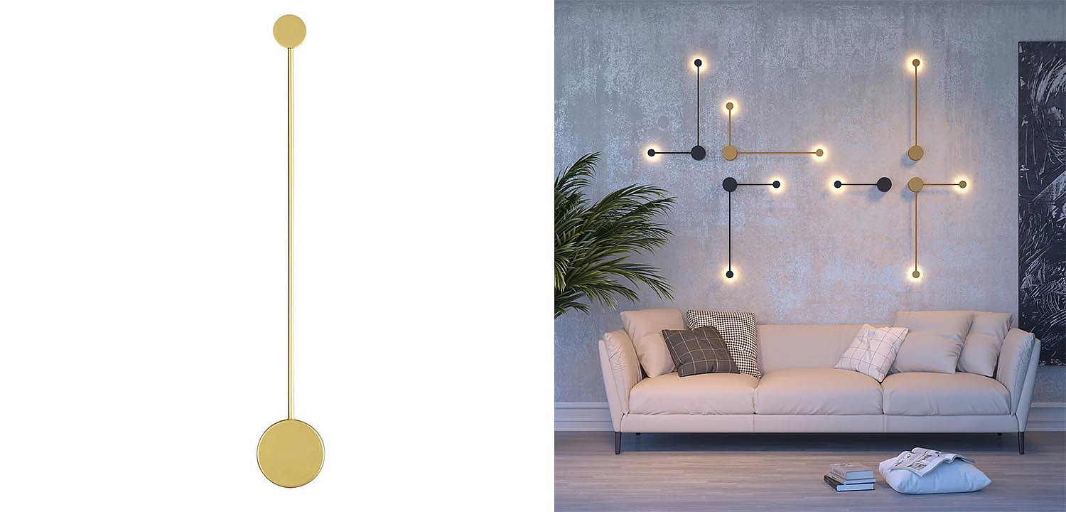 Бра Pin Wall Light Gold 70 Бра Pin Wall Light Gold 70 - Loft-Concept в Грозном