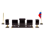 Настольный письменный набор из нефрита на ножках Executive Recruitment варинант исполнения - 5 | Loft Concept в Грозном