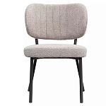 Стул мягкий с серо-бежевой буклированной обивкой Inspiration from Provence варинант исполнения - 1 | Loft Concept в Грозном