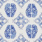 Плитка с узором Мозг варинант исполнения - 1 | Loft Concept в Грозном