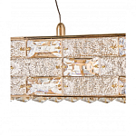 Люстра волнистой формы с текстурной огранкой Reflection of Reality варинант исполнения - 4 | Loft Concept в Грозном