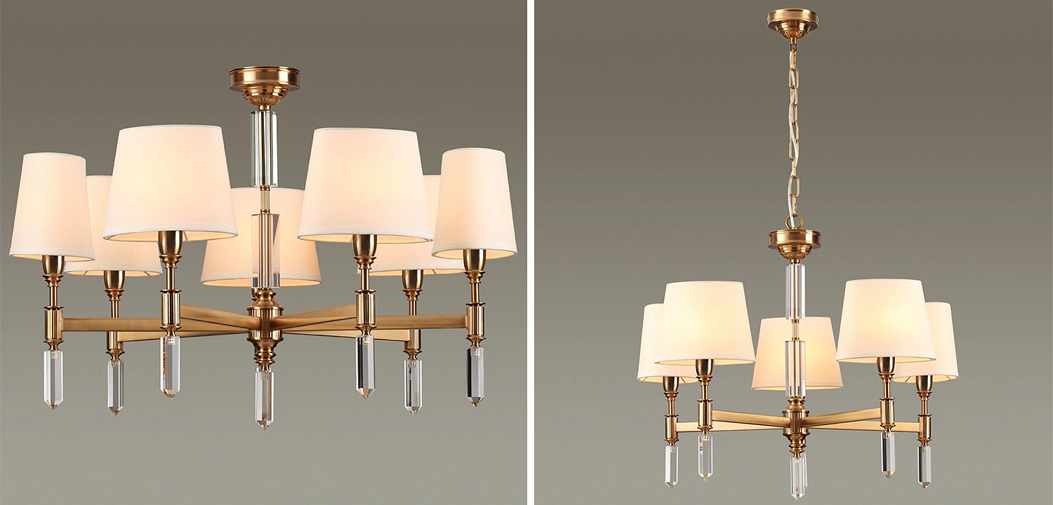 Люстра Ramona White Chandelier Люстра Ramona White Chandelier - Loft-Concept в Грозном