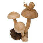 Статуэтка из дерева улитка Animals of the World варинант исполнения - 2 | Loft Concept в Грозном