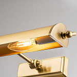 Светильник для картин цвета состаренная латунь с широким плафоном на прямоугольном основании Elstead Lighting варинант исполнения - 8 | Loft Concept в Грозном