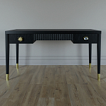 Письменный стол Elsa Dreams Black Шпон дерево с двумя ящиками варинант исполнения - 1 | Loft Concept в Грозном