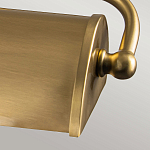 Светильник для картин цвета состаренная латунь с широким плафоном на прямоугольном основании Elstead Lighting варинант исполнения - 11 | Loft Concept в Грозном