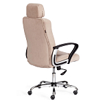 Кресло компьютерное City Chair хром флок варинант исполнения - 3 | Loft Concept в Грозном