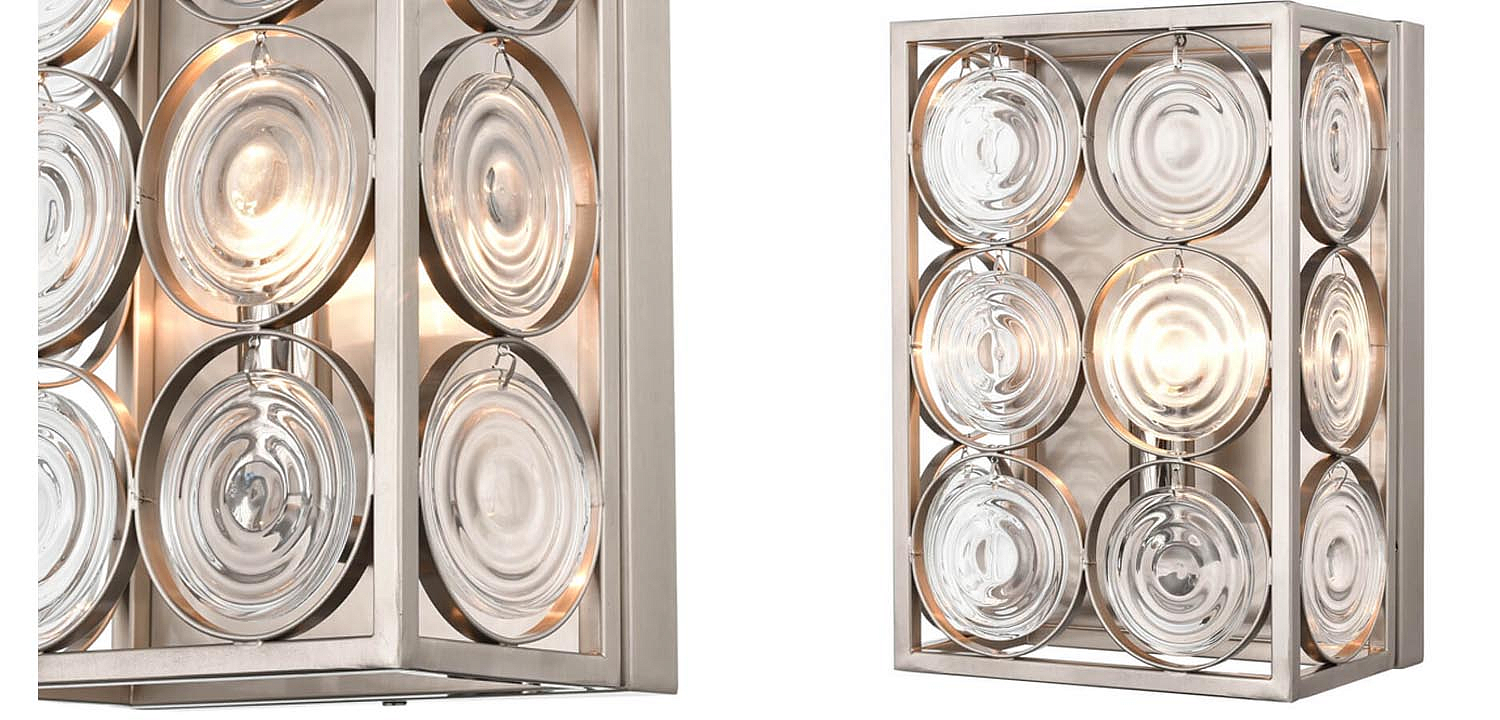 Бра Edalina Sconce nickel satin Бра Edalina Sconce nickel satin - Loft-Concept в Грозном