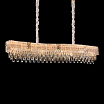 Люстра волнистой формы с каскадом из прозрачного хрусталя Constant Sparks варинант исполнения - 4 | Loft Concept в Грозном