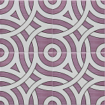 Дизайнерская плитка с узором Петли варинант исполнения - 3 | Loft Concept в Грозном