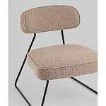 Кресло лаунж Kate букле капучино варинант исполнения - 2 | Loft Concept в Грозном