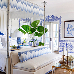 Обои ручная роспись Porto by Alessandra Branca Original colourway on dyed paper варинант исполнения - 1 | Loft Concept в Грозном