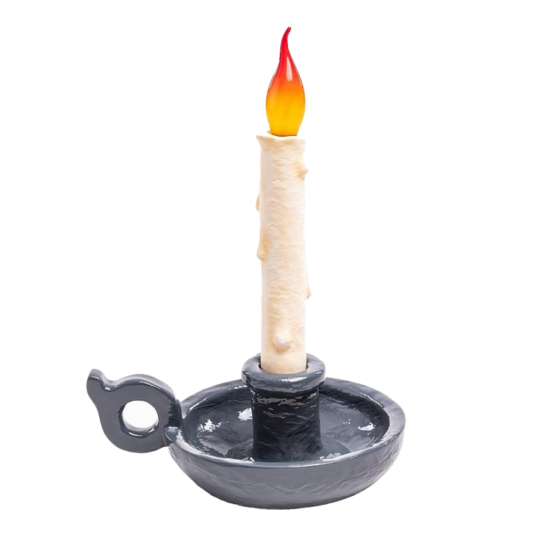 Настольная лампа Seletti Bugia grey Белый Серый Настольная лампа Seletti Bugia grey Белый Серый в Грозном | Loft Concept