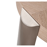 Столик журнальный круглый со светлым шпоном Light Veneer Table варинант исполнения - 3 | Loft Concept в Грозном