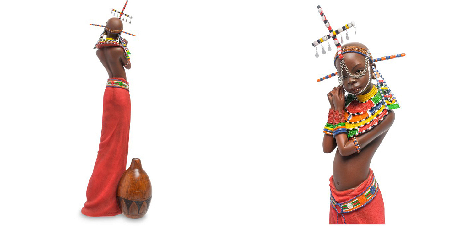Статуэтка Tribe girl Masai Статуэтка Tribe girl Masai - Loft-Concept в Грозном