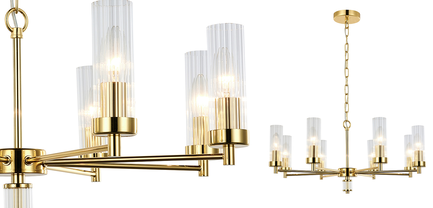 Люстра Jeanette Chandelier Gold 66 Люстра Jeanette Chandelier Gold 66 - Loft-Concept в Грозном