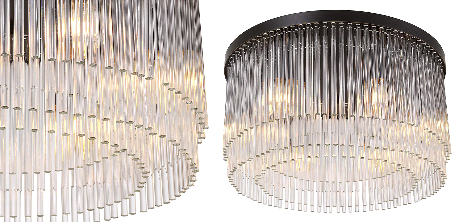 Потолочный светильник Eichholtz Ceiling Lamp Hector Bronze Потолочный светильник Eichholtz Ceiling Lamp Hector Bronze - Loft-Concept в Грозном