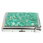 Портсигар с газовой зажигалкой из натурального камня Амазонит Stone Cigarettes Cases варинант исполнения - 10 | Loft Concept в Грозном