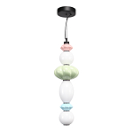 Подвесной светильник фигурный с керамическими элементами 24W LED Fragrant Light варинант исполнения - 3 | Loft Concept в Грозном