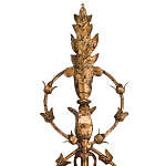 Бра настенное с цветочным мотивом Vintage Luxury варинант исполнения - 1 | Loft Concept в Грозном