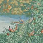 Обои ручная роспись Le Brésil Paille варинант исполнения - 1 | Loft Concept в Грозном