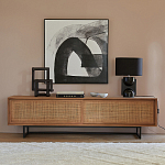 ТВ-тумба из массива тика Busto TV Stand варинант исполнения - 7 | Loft Concept в Грозном