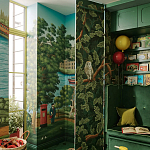 Обои ручная роспись Little London Jubilee Colourway варинант исполнения - 4 | Loft Concept в Грозном