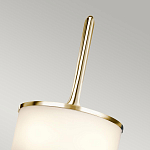 Бра вертикальное с белым полукруглым плафоном и длинным стержнем S Kichler варинант исполнения - 9 | Loft Concept в Грозном