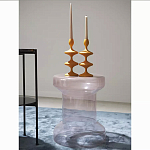 Кофейный столик стеклянный Elegant Lilac Glass Model варинант исполнения - 2 | Loft Concept в Грозном