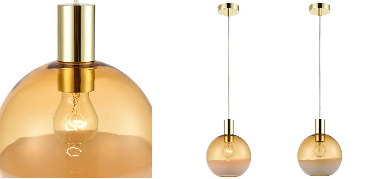 Подвесной светильник Rachel amber Подвесной светильник Rachel amber - Loft-Concept в Грозном