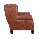 Кожаное кресло James Brown Leather Armchair варинант исполнения - 2 | Loft Concept в Грозном