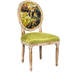 Стул из натурального бука с цветочным принтом Impressionism in Color варинант исполнения - 2 | Loft Concept в Грозном