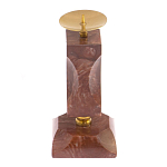 Подсвечник фигурный из натурального камня лемезит Stone Candlestick варинант исполнения - 2 | Loft Concept в Грозном