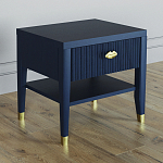 Прикроватная тумбочка с ящиком Elsa Dreams Blue варинант исполнения - 1 | Loft Concept в Грозном