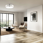 Потолочный светильник с гофрированным абажуром цвета графит Millennium варинант исполнения - 3 | Loft Concept в Грозном