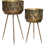 Железное кашпо Boston варинант исполнения - 1 | Loft Concept в Грозном