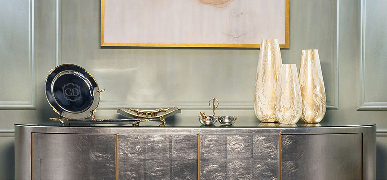 Ваза Helidoria golden beige 38 - Loft-Concept в Грозном