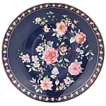 Чайный сервиз из фарфора синий на 6 персон 14 предметов Flower Porcelain Collection варинант исполнения - 3 | Loft Concept в Грозном