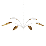 Люстра белая с плафонами в виде лепестков Delicate Flower варинант исполнения - 3 | Loft Concept в Грозном