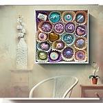 Панно "Конфетное ассорти" Bright Candy Assortment варинант исполнения - 4 | Loft Concept в Грозном