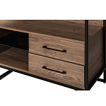 Стеллаж под TV в стиле лофт с открытыми полками и ящиками Urban Style Space варинант исполнения - 3 | Loft Concept в Грозном