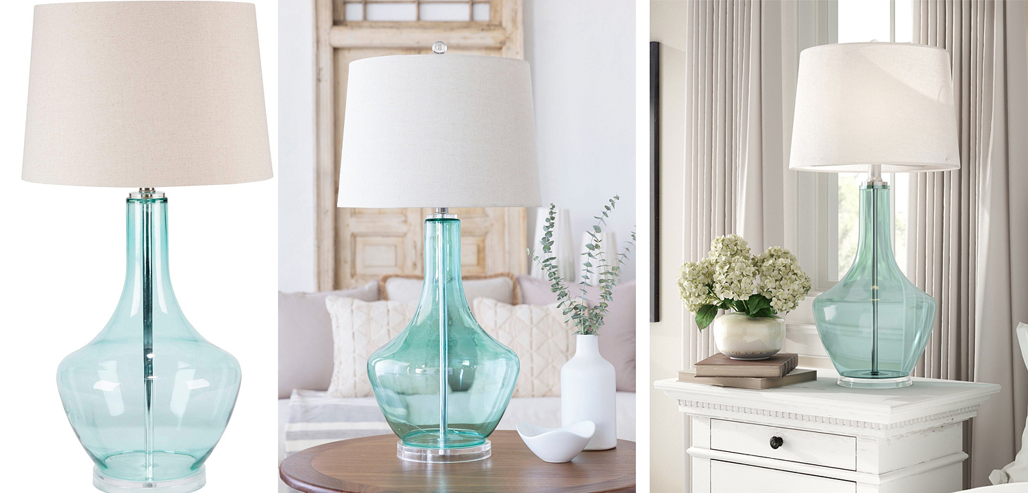 Настольная лампа Fantina Table lamp blue Настольная лампа Fantina Table lamp blue - Loft-Concept в Грозном