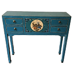 Консоль в китайском стиле с 4-мя ящиками Chinese Elm Console Table варинант исполнения - 1 | Loft Concept в Грозном