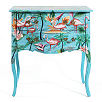 Комод с росписью Розовый фламинго L.XV CHEST OF DRAWERS Flowers with Flamingo варинант исполнения - 2 | Loft Concept в Грозном