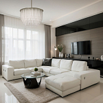 Люстра круглая с прозрачными стеклянными трубками Nembus варинант исполнения - 12 | Loft Concept в Грозном