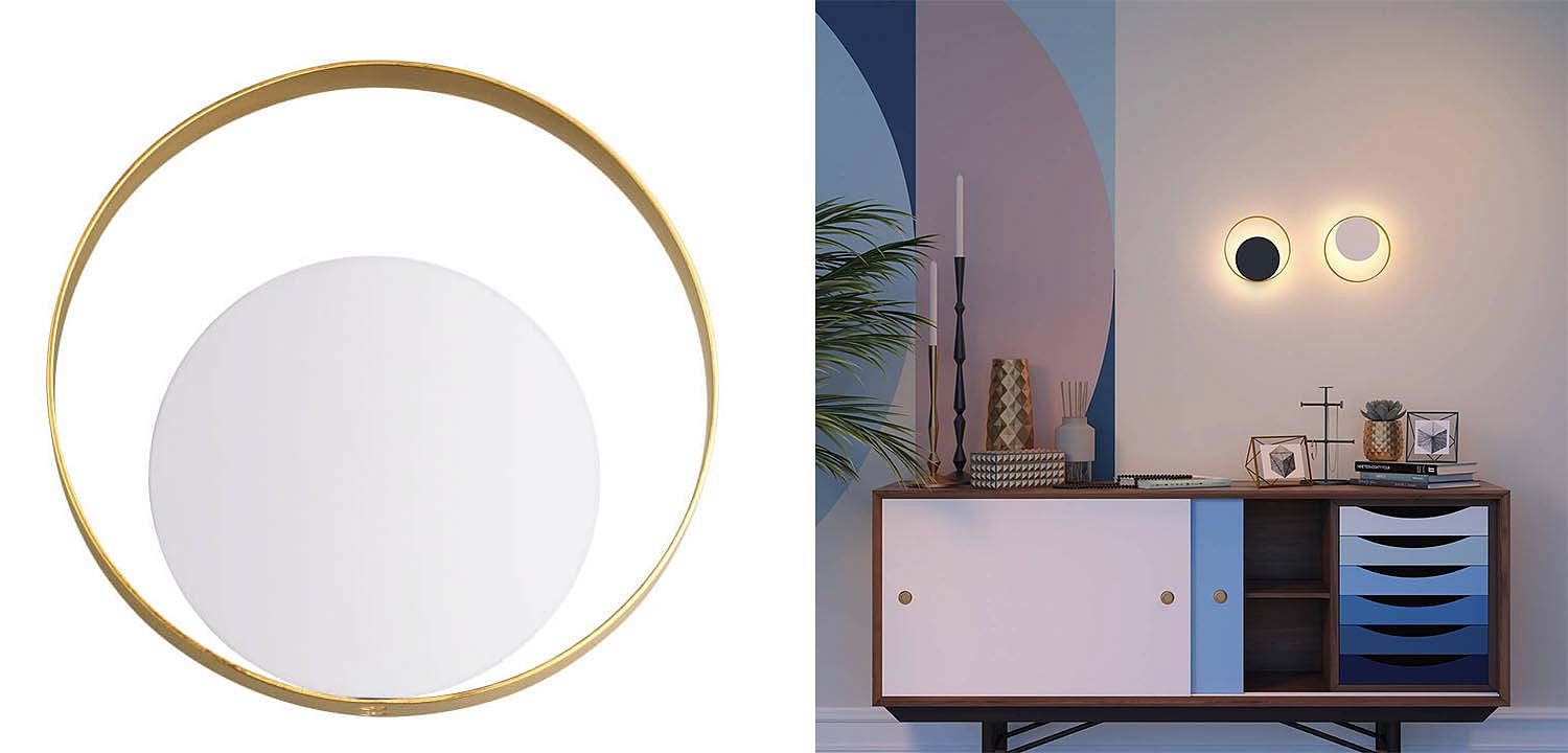 Бра Globo Ocular Sconce Circle White Бра Globo Ocular Sconce Circle White - Loft-Concept в Грозном