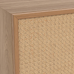 ТВ-тумба с декором из ротанга Pansy Rattan TV Stand варинант исполнения - 2 | Loft Concept в Грозном