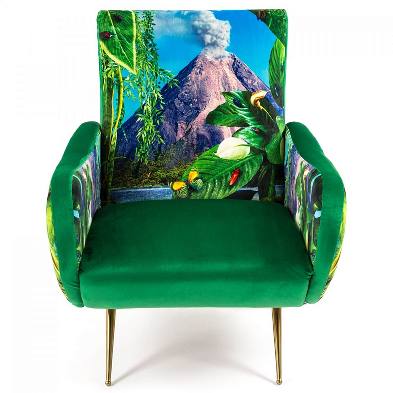 Кресло Seletti Armchair Volcano Бирюзовый Зеленый Латунь Кресло Seletti Armchair Volcano Бирюзовый Зеленый Латунь в Грозном | Loft Concept
